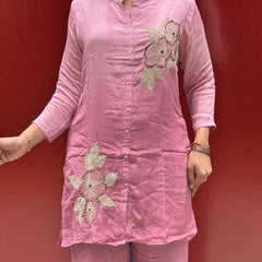 Rose Pink Floral Co-Ord Set