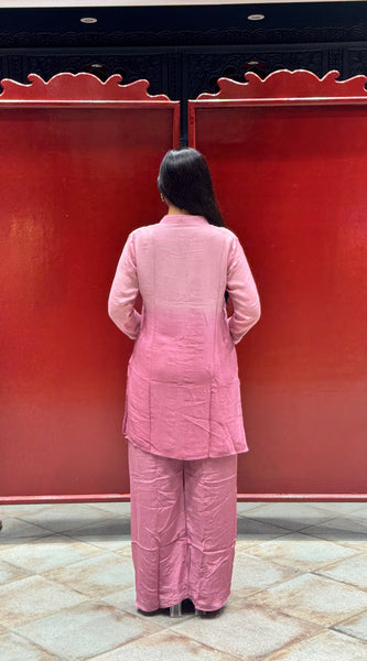 Rose Pink Floral Co-Ord Set