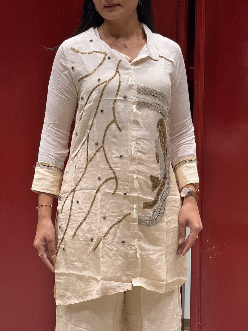 Cream Beige Co-Ord Set