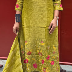 Olive Green Kurti Set