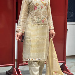 Ivory & Gold Kurti Set