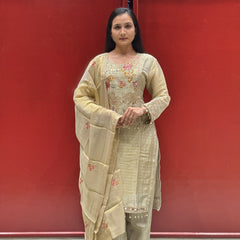 Ivory & Gold Kurti Set