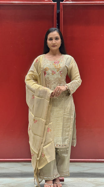 Ivory & Gold Kurti Set