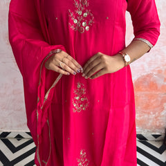 Rani Pink Kurti Set