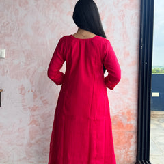 Rani Pink Kurti Set