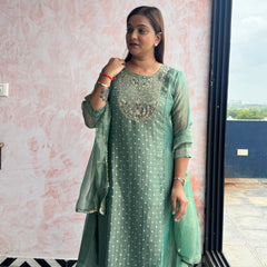 Sage Green Kurti Set