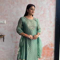 Sage Green Kurti Set