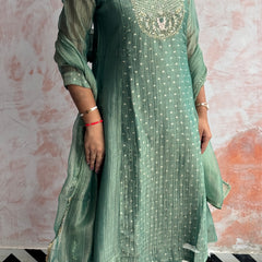 Sage Green Kurti Set