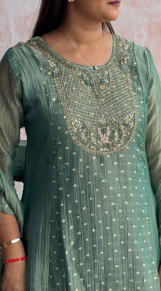 Sage Green Kurti Set