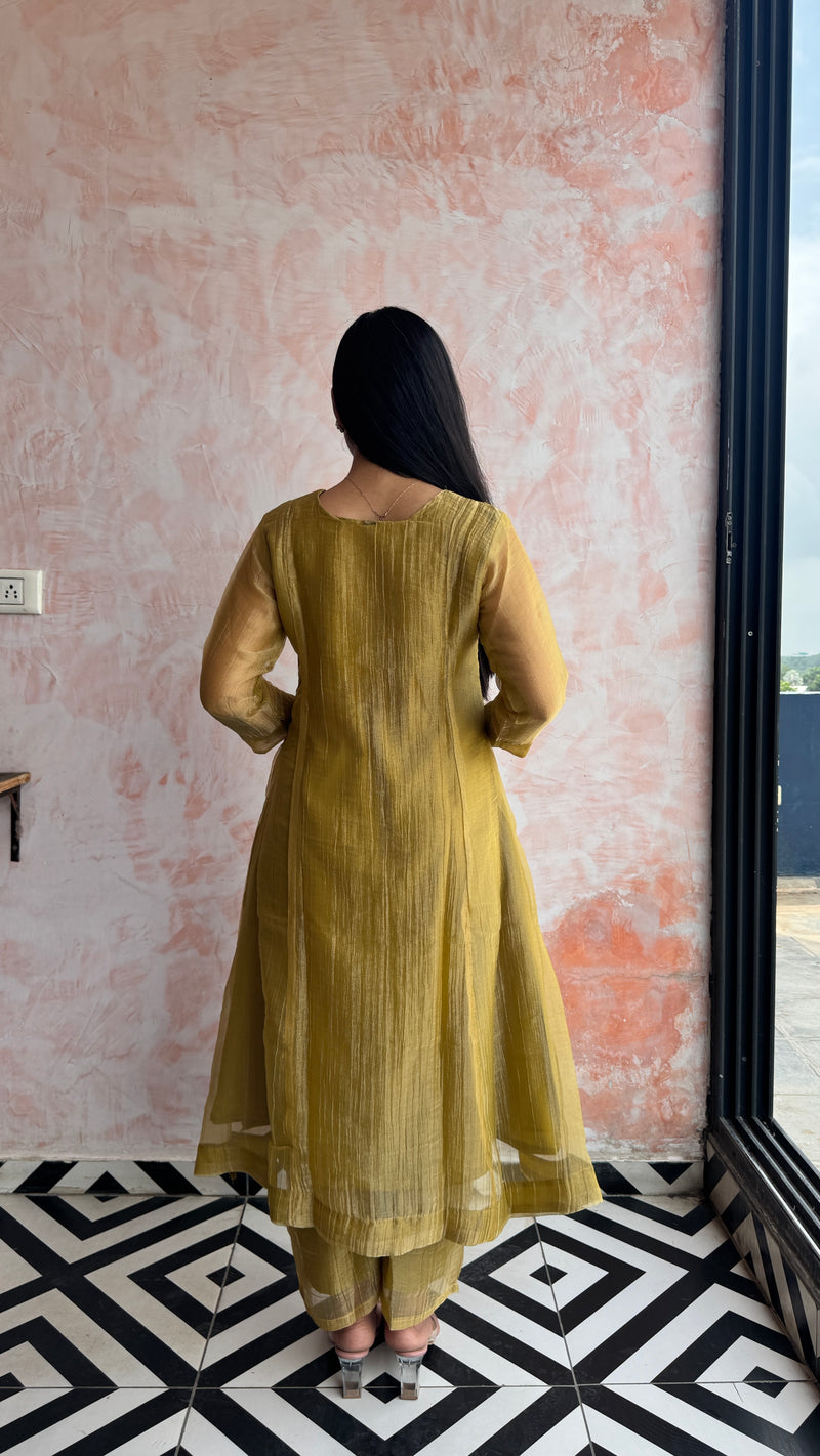 Olive Gold kirti Set