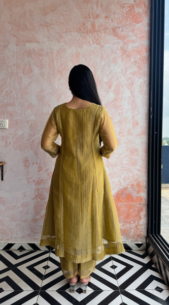 Olive Gold kirti Set