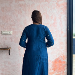 Teal Blue Kurti Set