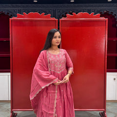 Rose Pink Kurti Set