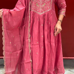 Rose Pink Kurti Set