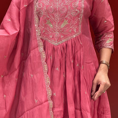 Rose Pink Kurti Set
