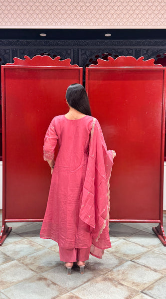 Rose Pink Kurti Set