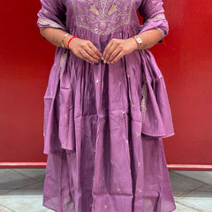 Lavender Kurti Set