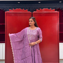 Lavender Kurti Set
