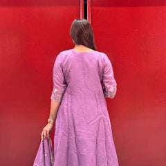 Lavender Kurti Set
