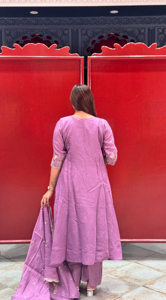 Lavender Kurti Set