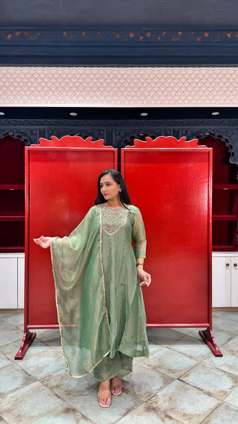 Sage Green Kurti Set