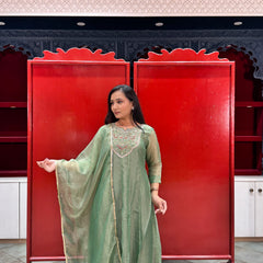 Sage Green Kurti Set