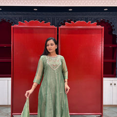 Sage Green Kurti Set