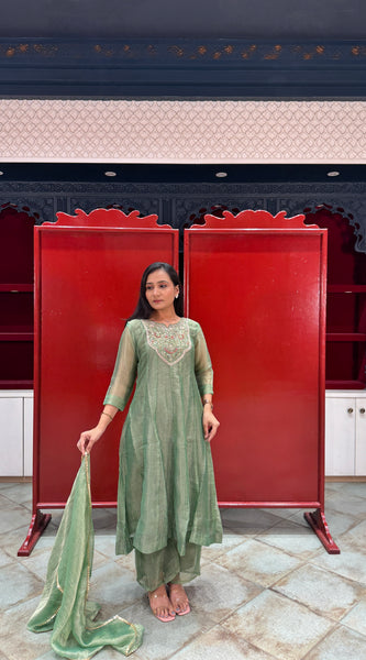 Sage Green Kurti Set