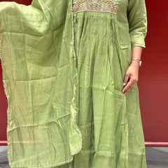 Pistachio Green Kurti Set