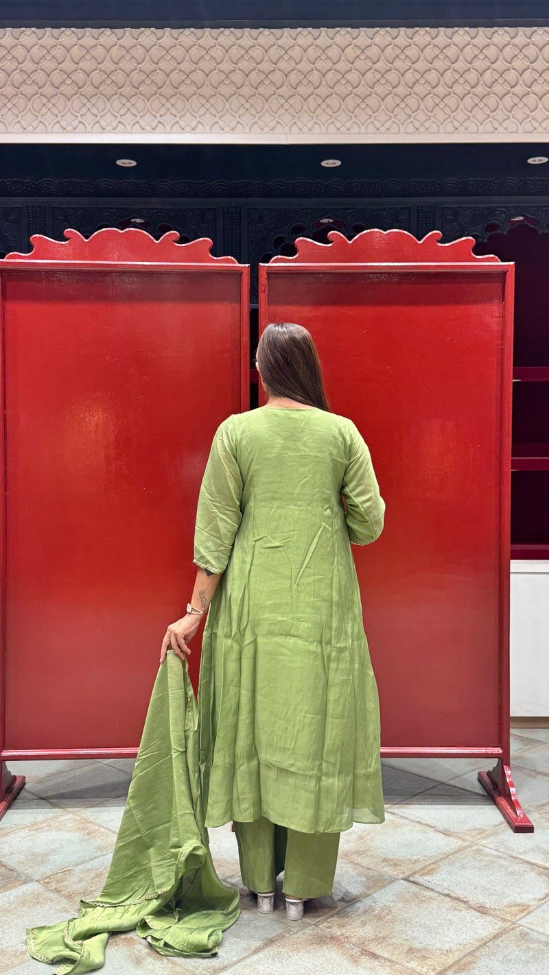 Pistachio Green Kurti Set