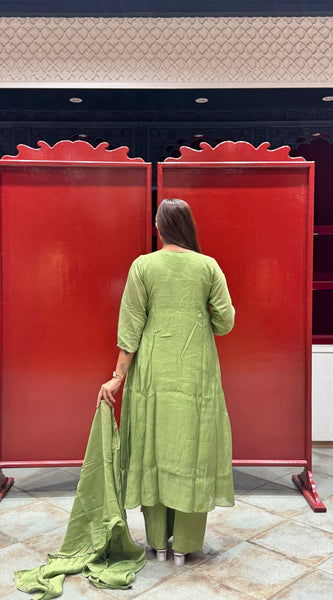 Pistachio Green Kurti Set