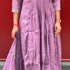 Mauve Purple Kurti Set