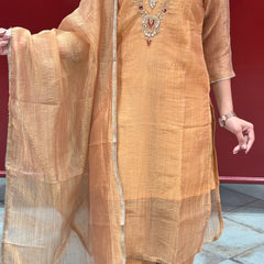 Mustard Gold Kurti Set