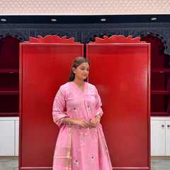 Blush Pink Kurti Set