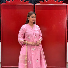Blush Pink Kurti Set